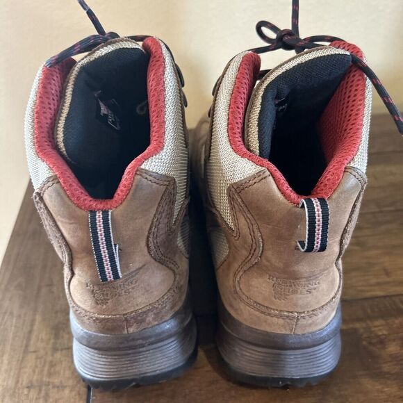 Red Wing 2375 WOMENS 8 Steel Toe Brown Hiking Work Boot Vibram Sole - Picture 6 of 10